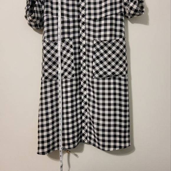 NWT!  The Limited Gingham Twill Black 3/4 Sleeve Size 10P - Picture 7 of 13